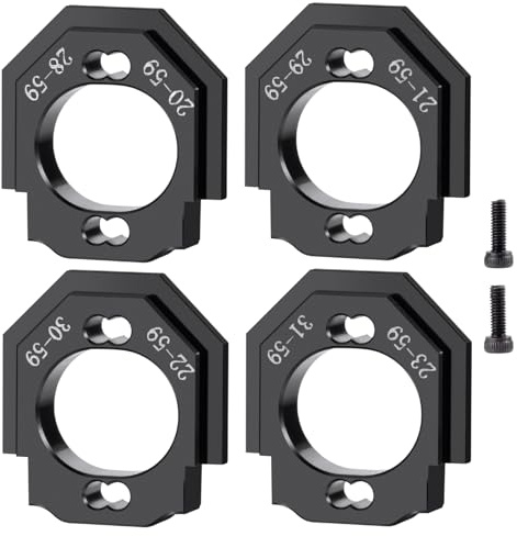 BRKRC 4pcs/Set Aluminum Adjustable RC Motor Mount for 1/18 ARRMA Granite GROM 4X4 Monster Truck 1/14 Mojave Grom Mega 380 Upgrade Parts