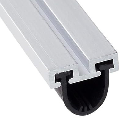 Türdichtung unten – Einsteck-Türfeger für die Unterseite der Tür außen – 0,6 cm Neopren-Glühbirne, Neopren-Bodentürdichtung, Zugluftstopper, Untertürdichtung für Außentüren (91,4 cm)
