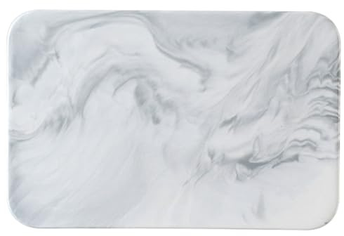 COLLBATH Tabla de Cortar de Cerámica con Diseño de Mármol para Cocina Reutilizable Fácil de Limpiar Plato para Servir Pan Sushi Tabla de Cortar Multifunción Material Resistente