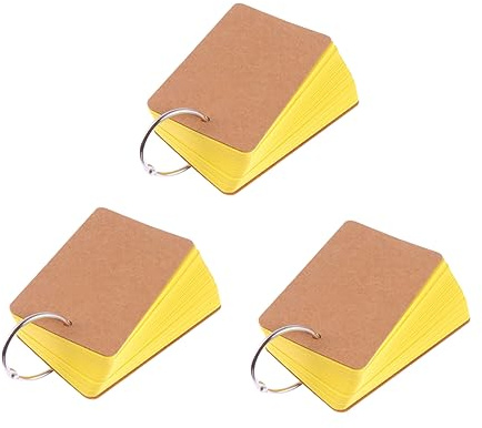 OFFSCH 3stücke Notizblock Aus Papier Im Taschenformat Tragbare Ringschnalle Binder Kreative Notizblöcke Für Schul Und Bürobedarf