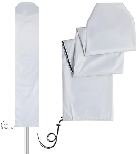 AiQInu Wäschespinne Robuste und Wetterfeste Schutzhülle, 16 x 16 x 165cm, Reißfest und Wasserdicht