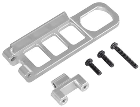 YONMFRDS RC Autoteile Für Hyper Go Für 16207 16208 16209 16210 H16BM H16PL H6V3 M162 M163 1/16 RC Auto Metall Batterie Schnalle Teile Und Zubehör(Silver)