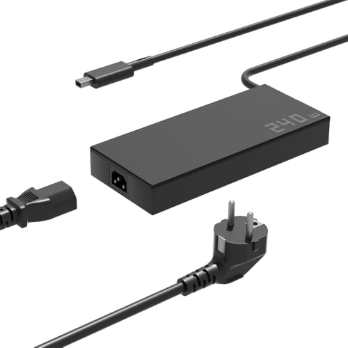 PowerPortnerLink Cargador 240W Compatible con ASUS ROG Zephyrus G14 G16 GA403 GA605 GU605 TUF A14 A16 A18 FA401 FA608 FA808 ROG Flow Z13 GZ302EA ProArt PX13 P16 H7606 HN7306 V16 V3607 Laptop