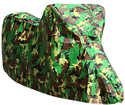 JECOMPRIS Funda Para Coche De Camuflaje Para Exteriores Cubre Moto Resistente Al Agua y Uv Para Motocicletas y Bicicletas