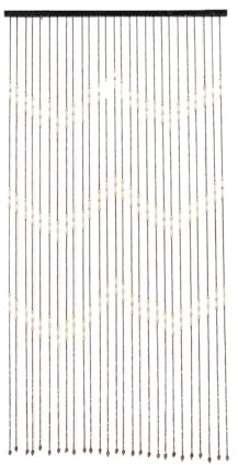 UBOHUZ Beaded Door Curtain Natural Wood Beaded Curtain Fly Screen Bedroom Bath Doorway Porch Divider Classical Wooden For Doorway(Color 01)