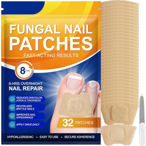 DRIPDRIP Fungal Nail Patches | Overnight Repair Fungus Nails Treatment - 8-Hour Nighttime Renewal | Nail Fungus Treatment for Toenail