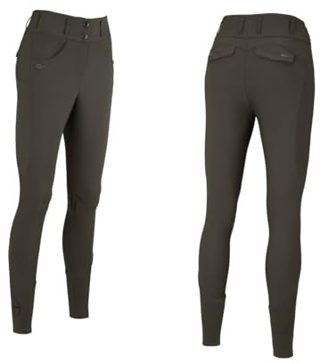 Pikeur Damen Reithose Elin SD Balance Grip Highwaist deep Khaki HW 2025 (36)