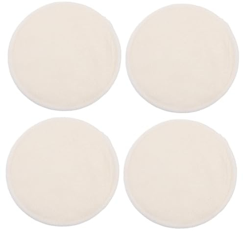 Toyvian 4 St Återanvändbara Amningsinlägg Mikrofibermaterial med Absorberande och Vattentäta Bröstskydd för Nyblivna Mammor Bekväma och Diskreta för Dagligt Bruk och Läckageskydd