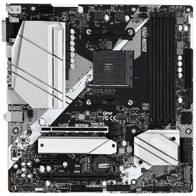 B550M PRO4 Motherboard B550 4xDDR4 Dual 6 M.2 NVME PCIe 4.0 Support 5 5600G R7 5700X3D 5800x3D CPU
