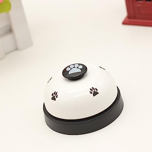 Campanelli da Addestramento per Animali Domestici, Pulsanti Interattivi per Cani per L'addestramento Riflesso del Cucciolo, Suono Nitido per Orsacchiotto, Materiale in Acciaio (#1)