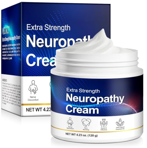 Neuropathy Cream for Nerve Relief – Arnica, Vitamin B6 & Lavender – Soothing Cream for Feet, Legs, Hands & Back – Fast-Absorbing & Moisturizing Formula