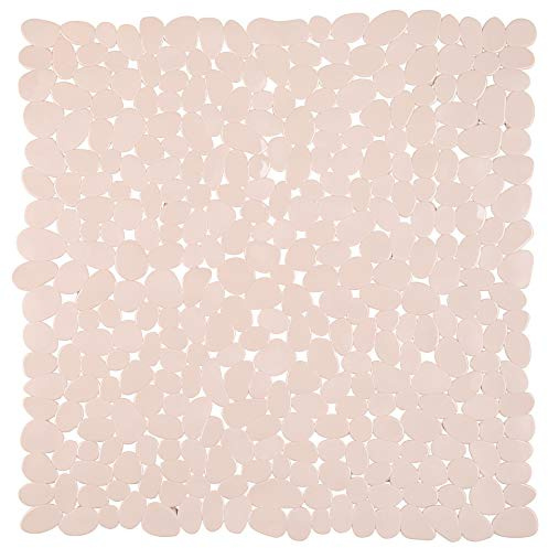 Circul Duschmatte 53 x 53 cm Creme Steinoptik
