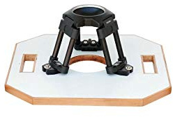 Proaim Monture Hi-Hat 100 mm avec Plateau pour Plans Basse Angle, 100 kg