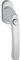 Hoppe 11780137 Fenstergriff LIÈGE-mit Druckknopf, VK 7 x 40, Silber eloxiert,