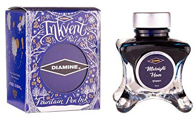Diamine Inkvender Midnight Hour Sheen Ink 50ml