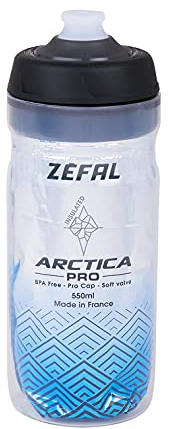 Zéfal Arctica PRO, Borraccia Termica per Bicicletta Unisex-Adulto, Blu, 550 ML