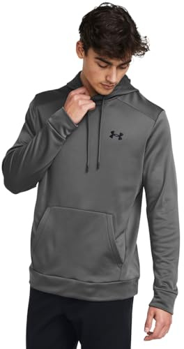 Under Armour Men's ArmourFleece Hoodie, 025 GRAY, XL