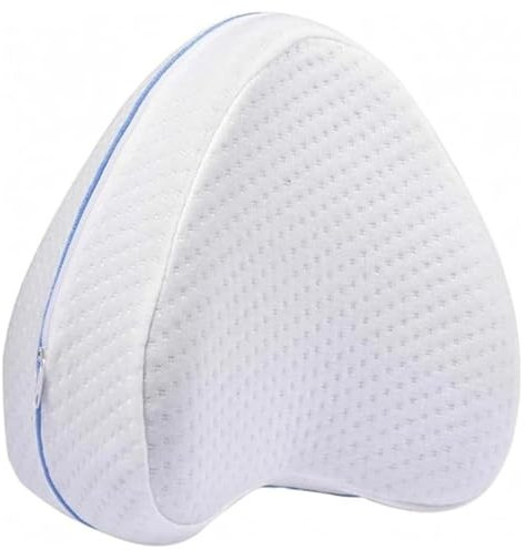 Benannco Almohada Ortopédica para Pierna y Rodilla - Espuma con Memoria - Alivia el Dolor de Espalda - Cadera y Articulaciones - Soporte para el Tobillo y la Rodilla – Almohadilla para Dormir de Lado.