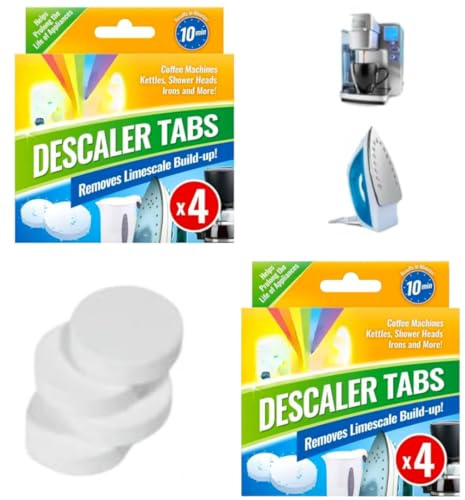 Citystores® Descaler Tablets – 2 Packs Limescale Remover for Washing Machines, Dishwashers, Kettles, Irons & Coffee Machines
