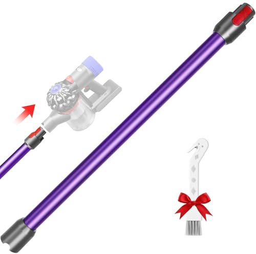 Quick Release Wand Compatible for Dyson V15 V11 V10 V8 V7 Stick Vacuum Cleaner, Vacuum Cleaner Extension Rod Vacuums Attachment Extension Tube 73cm (Purple)