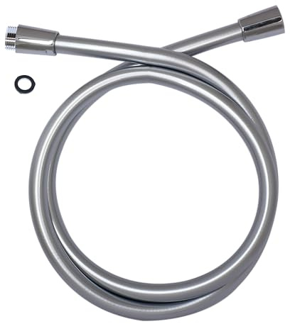 Brauseschlauch Verlängerung - 130 cm / 1,3 m Länge - 5 lagig - hochwertiges Chromdesign
