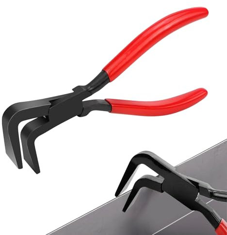Lwtsrp Pinza Piegatrice a 90 Gradi, Larghezza Ganasce 60 mm, Pinza Piegatrice a Mano con Manico Antiscivolo, Piega Lamiera Manuale Pinze per Piegare e Lisciare Lamiere