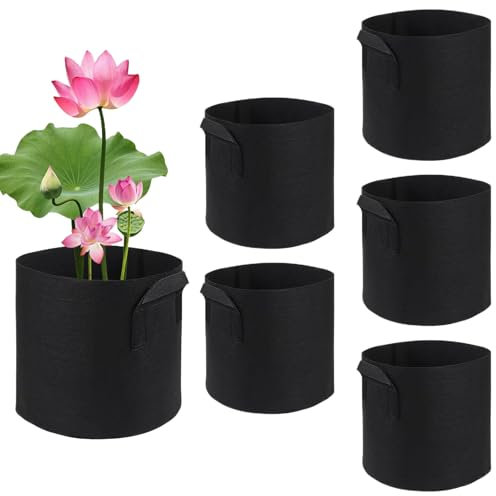Generico Vaso per Piante da Laghetto | 6 Pezzi Vasi Per Ninfea Da Laghetto,Sacchetti Fioriti Traspiranti Galleggianti Decorativi A Bassa Manutenzione Per Terrari Giardino Esterno