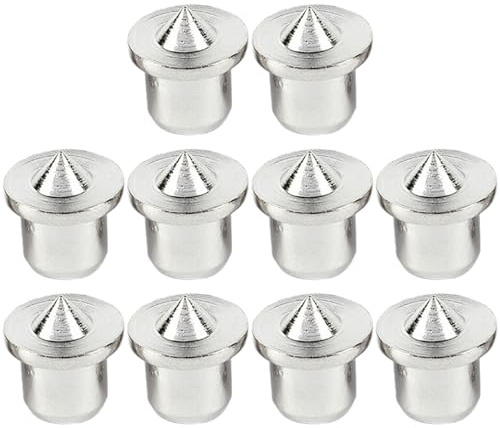 10pcs 8mm Dowel Centre Point Drill Center for Accurate Drilling Proper Dowel or Tenon Placement (Y72-10)