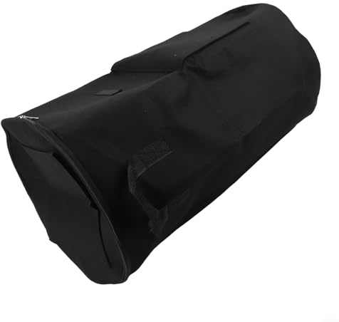 Sacchetto per fertilizzante organico non tessuto progettato per la raccolta di foglie e rifiuti da giardino, promuove efficaci tecniche di compostaggio a casa (nero)