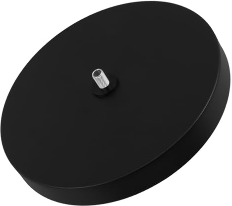 Alipis Base Lampada da Terra Appesantita in Plastica e Ferro Peso Stabile Anti-Oscillazione Finitura Lucida Supporto Resistente per Lampade da Tavolo e Uso Interno ed Esterno