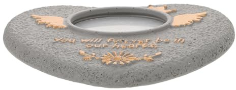 NOLITOY Pierre Tombale pour Animaux de Compagnie Extérieure en Pierre Grise, Stèle Funéraire pour Chien et Chiot, Panneau Commémoratif Solide pour Jardin, Monument Résistant