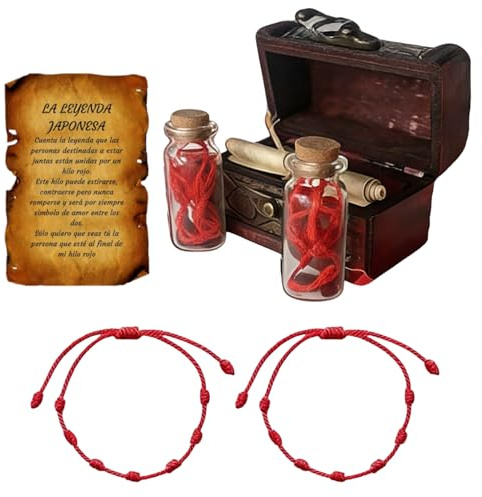 Generico Braccialetto Filo | Cordoncino con Protezione Bracciale - Braccialetto di Filo per le Coppie - per Uomo Donna Fidanzato Fidanzata Matrimonio San Compleanno Festa
