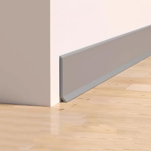 Flexible Baseboard Molding TrimSelf Adhesive Vinyl Wall Trim Peel and Stick Rubber Cove Base Perfect for Home Renovation and Easy Installation