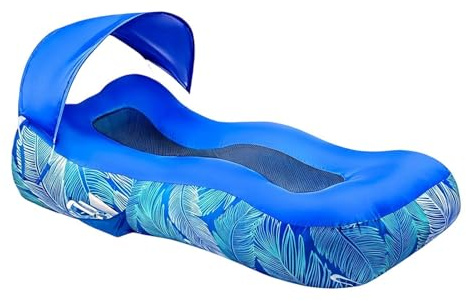 Chaise longue gonflable – Canapé de camping avec pare-soleil, chaise gonflable, pour pelouse, terrasse, jardin, plage, pique-nique, jardin, jardin, jardin, jardin, jardin, jardin, jardin, jardin