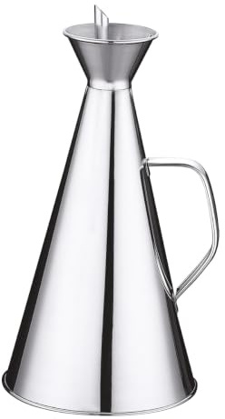 CUYDESA Huilier de Cuisine Anti-Goutte en Acier Inoxydable 1/2 Litre
