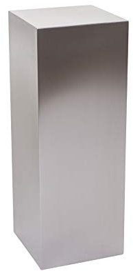 VIVANNO Podest Säule Blumensäule Dekosäule Blumenständer Sockel Edelstahl - 80 x 30 x 30 cm