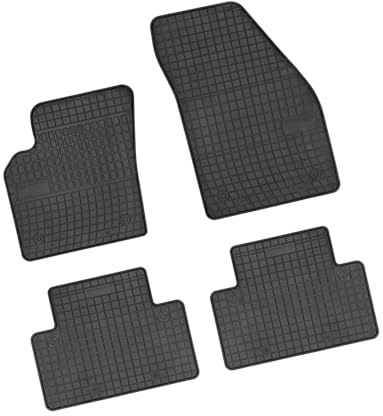 Bär-AfC VO04470n Gummimatten Auto Fußmatten Schwarz, Erhöhter Rand, Set 4-teilig, Passgenau für Volvo C30 Typ M Baujahr 2006 bis 2012