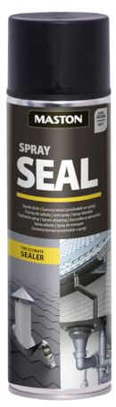 MASTON Leak Stop Spray and Seal Fix Instant Waterproof Sealant for Gutter Caravans Tents etc.500ml (Dark Brown)