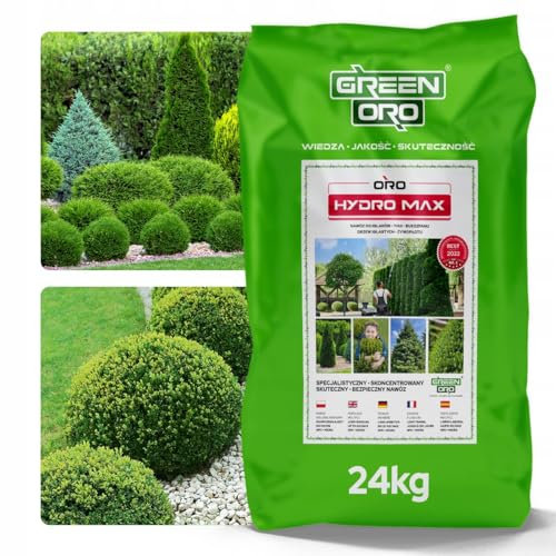 GREEN ORO HYDRO MAX 24KG Engrais à libération lente pour conifères, haies et résineux