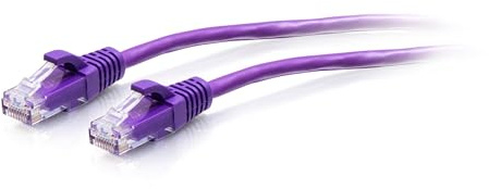 C2G 2.1M (7Foot) CAT6A Extra Flexible Slim Ethernet Cable, Ideal for use with Router, Modem, Internet,Wifi boxes, Xbox, PS5, Smart TV, SKY Q, IP Camera. Delivering Ultra Fast Internet Speeds. PURPLE