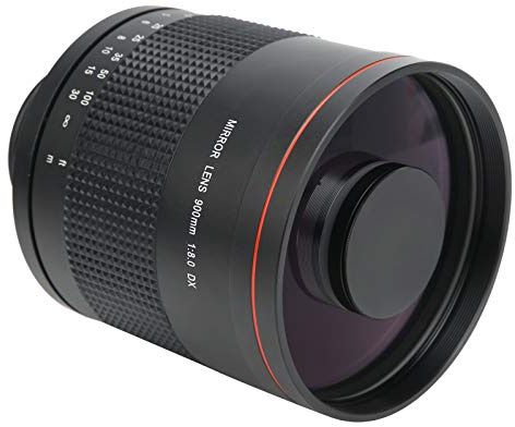900mm F8.0 Manual Focus Telephoto Mirror Lens for AI Mount for D850, D810, D800, D780, D750, D500, D7500, D7200, D5600 Digital SLR Camera