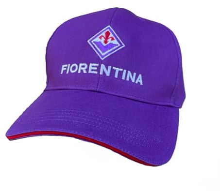 CALCIOGADGETS Cappello Fiorentina Ufficiale Viola Cappellino Berretto con Visiera CAPFIVISCV