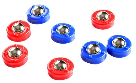 8 x Shuffleboard-Pucks, Shuffleboard-Tischzubehör, rollende Perlen, Curling-Pucks für Tisch, Festival, Treffen, Reisen