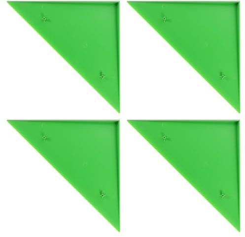 BESPORTBLE 4 Stück Tischkicker Eckrampen Tischkicker Eckteile Tischkicker+Beleuchtung Tischfußball Maschinenteile Eckenschutz Für Kickertische Tischkicker Teile Fußball Tabelle Dreieck Rand