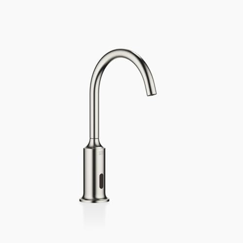Dornbracht VAIA Waschtischarmatur, elektr. Öffnungs-/Schließfunktion, Batterie-/Netzbetrieb, ohne Ablaufgarnitur, Ausladung 167mm, 44521809-06, Farbe: Platin gebürstet