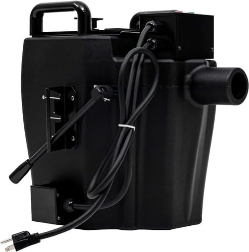 SHAIRMB 3500w MáQuina De Niebla De Hielo Seco, MáQuina De Limpieza CriogéNica, MáQuina De Niebla De Gran Capacidad, Actuaciones En Grandes Escenarios Maquina De Humo,Negro,3500W