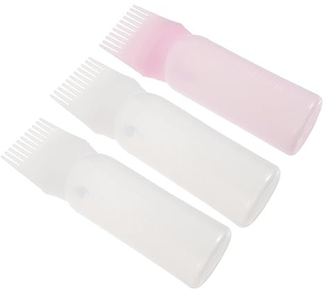 Gogogmee 6 Stk Flasche Haarshampoo haarfärbepinsel hair dye für Haarflaschen Farbapplikatorpinsel Squeeze-Flaschen Shampoo für die Kopfhaut Friseurzubehör Friseur Flasche Plastik