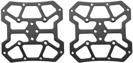 VOANZO 1 Paar Fahrrad-Klickpedaladapter aus Aluminiumlegierung für SPD-Pedale. Fahrrad-Klickpedal-Plattformadapter für verbesserten Pedalgriff und Stabilität