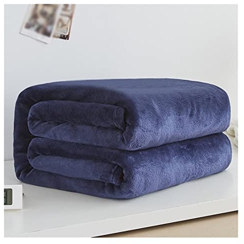 XFZJCHAP Manta de Cama de Franela Suave y Fina Funda de Cama de Lana de Coral Manta de imitación para sofá