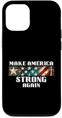 Macht Amerika wieder stark USA Stars & Stripes Hülle für iPhone 12/12 Pro